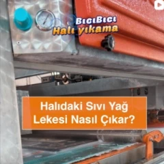 Halıdaki Sıvı Yağ Lekesi Nasıl Çıkar - Bıcı Bıcı